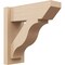 Ekena Millwork 5 1/2-in W x 14-in D x 14-in H Funston Slat Rough Cedar Woodgrain TimberThane Outlooker, Primed Tan OUTUR055X14X14FST24RCPR - alternate 1